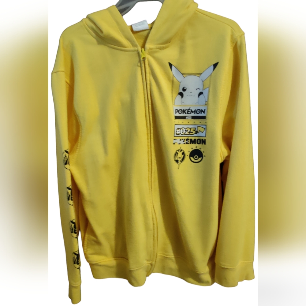 Pokémon Boys Long Sleeve Pikachu Cosplay Full-Zip Hoodie,